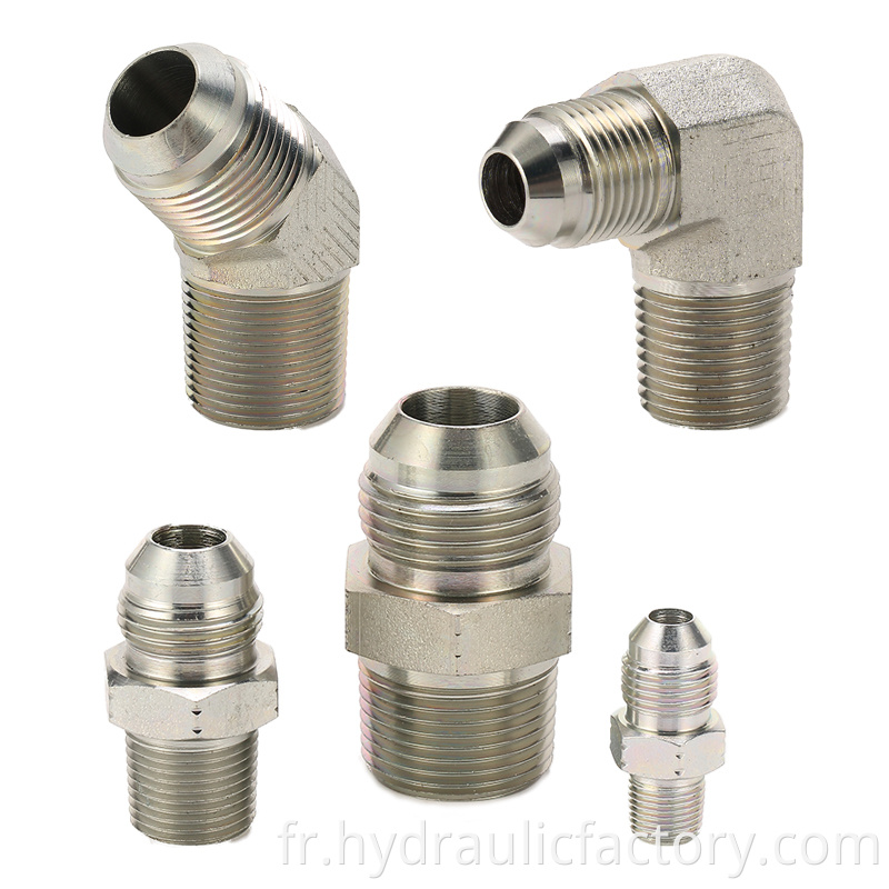 Jic To Npt Hydraulic Adapters